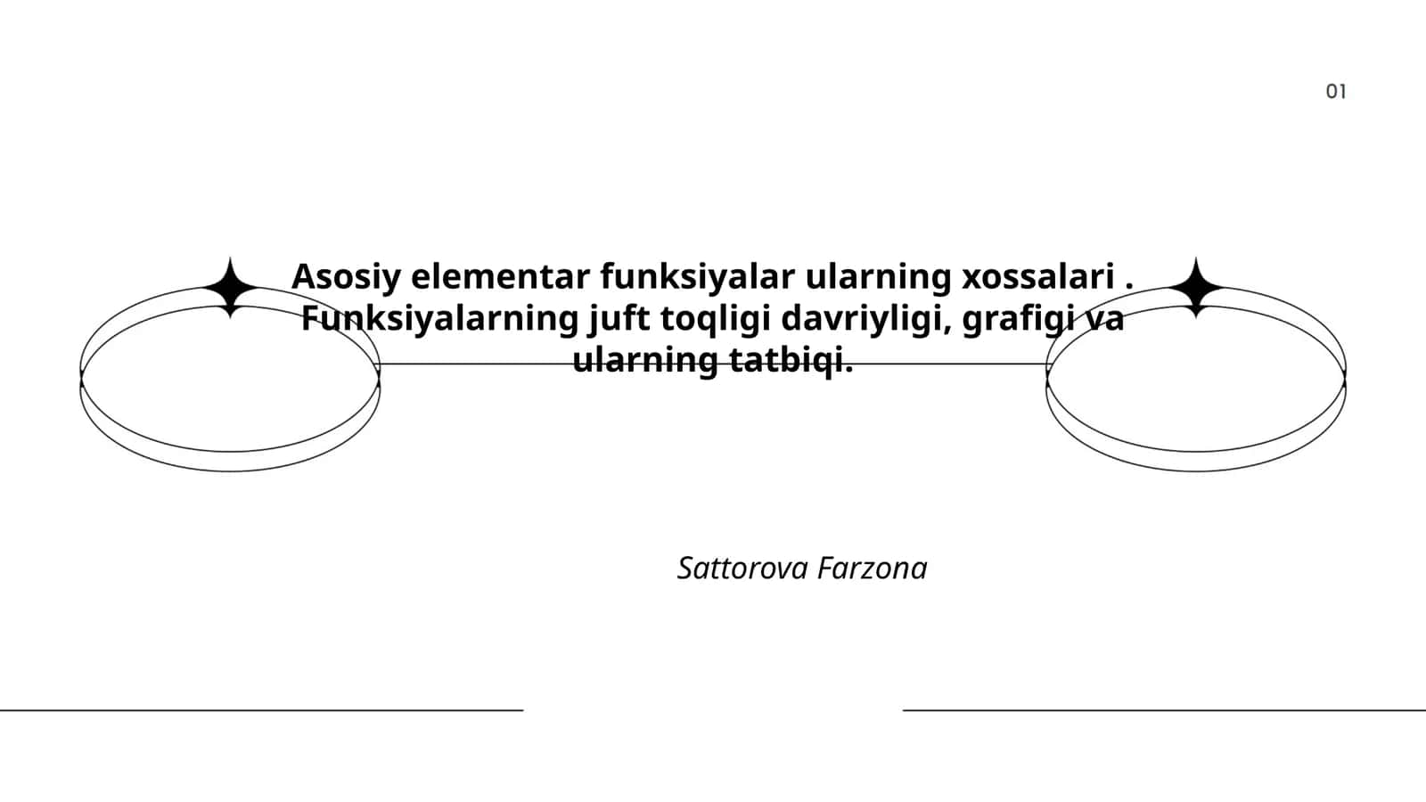 Asosiy elementar funksiyalar