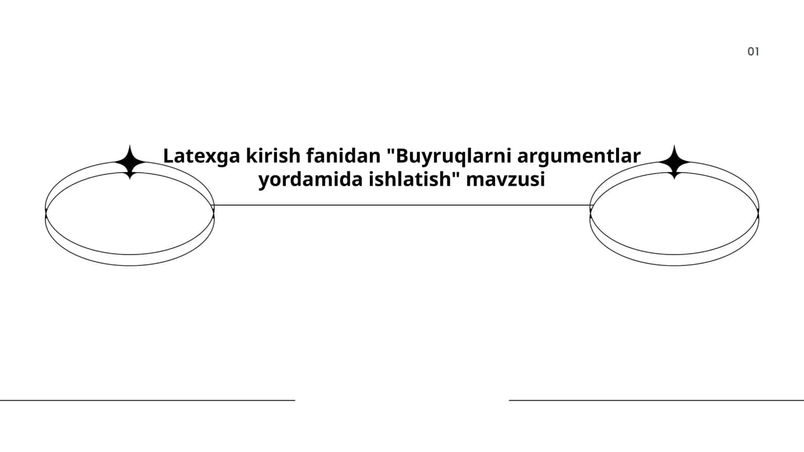 Buyruqlarni argumentlar yordamida ishlatish