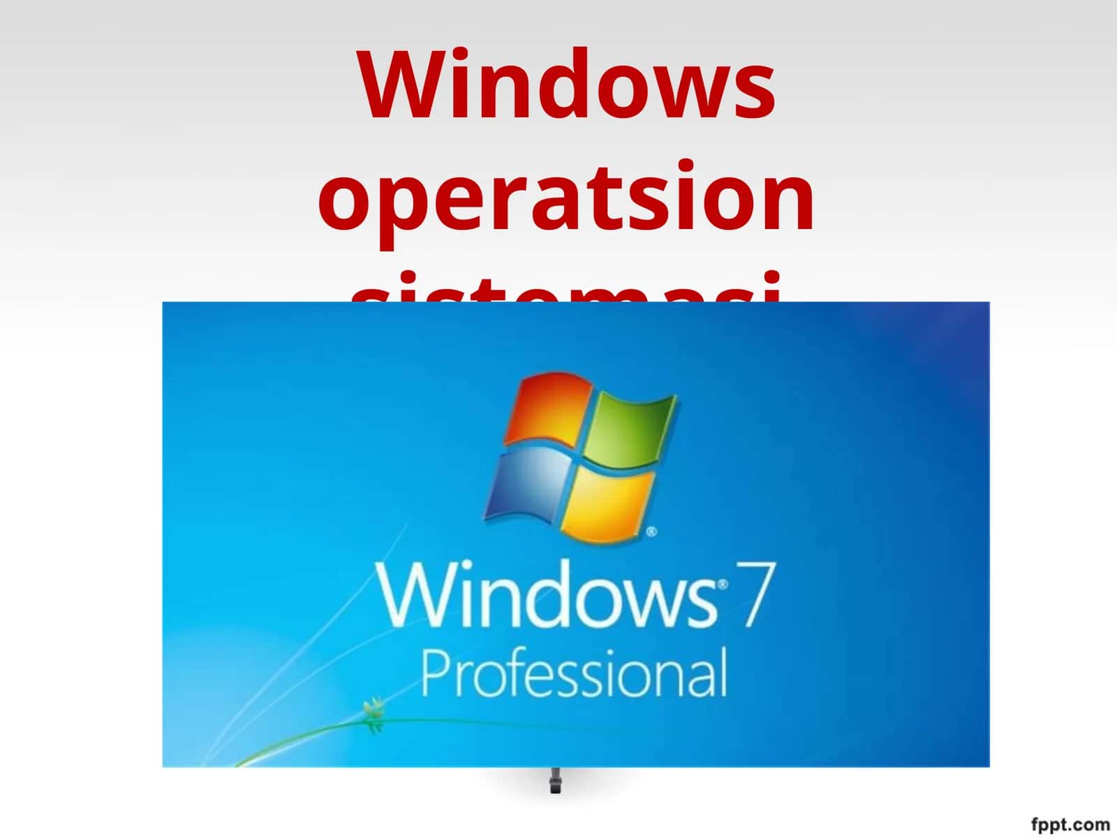 Windows operatsion sistemasi