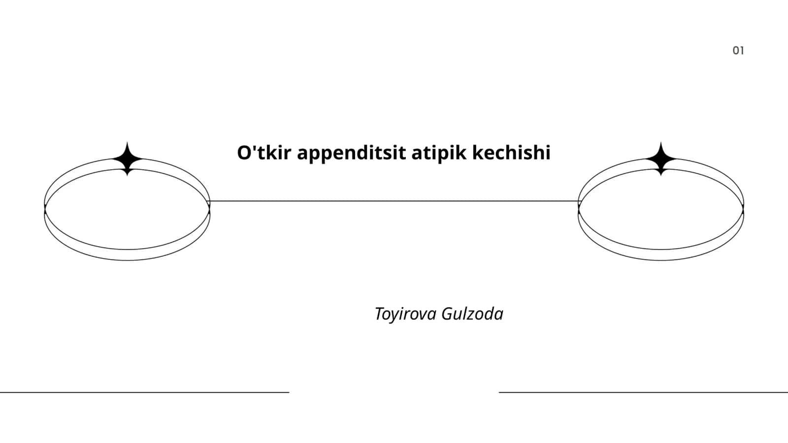 O'tkir appenditsit atipik kechishi