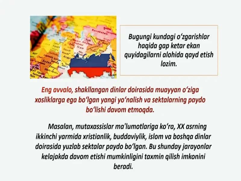 Zamonaviy diniy harakatlar va sektalar