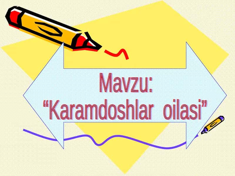 Karamdoshlar oilasi
