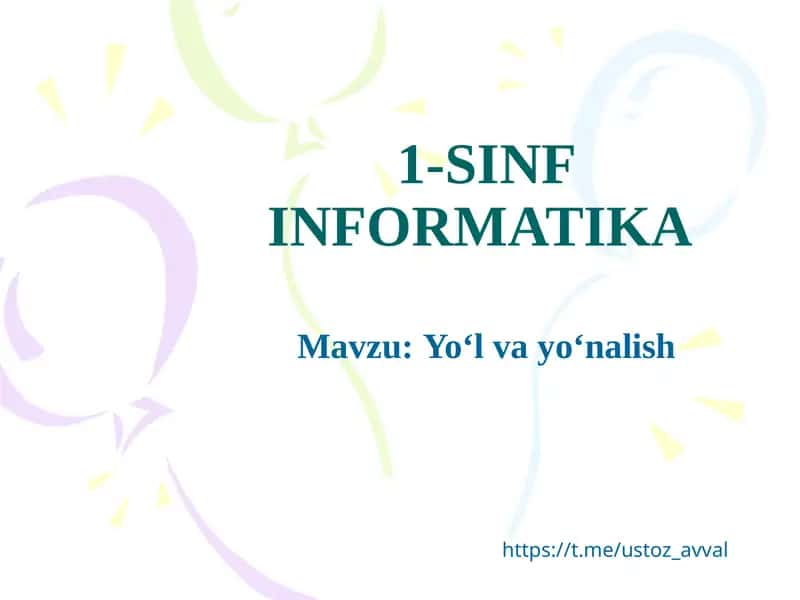 Yo‘lvayo‘nalish