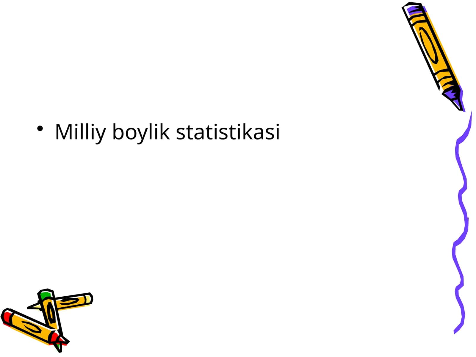Milliy boylik statistikasi