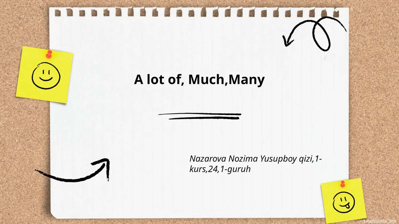 Difference between "a lot of", "much", and "many"