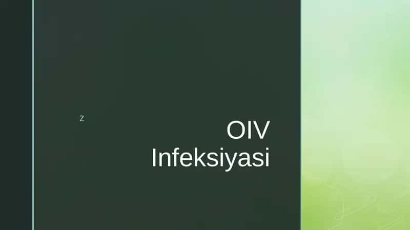 OIV Infeksiyasi