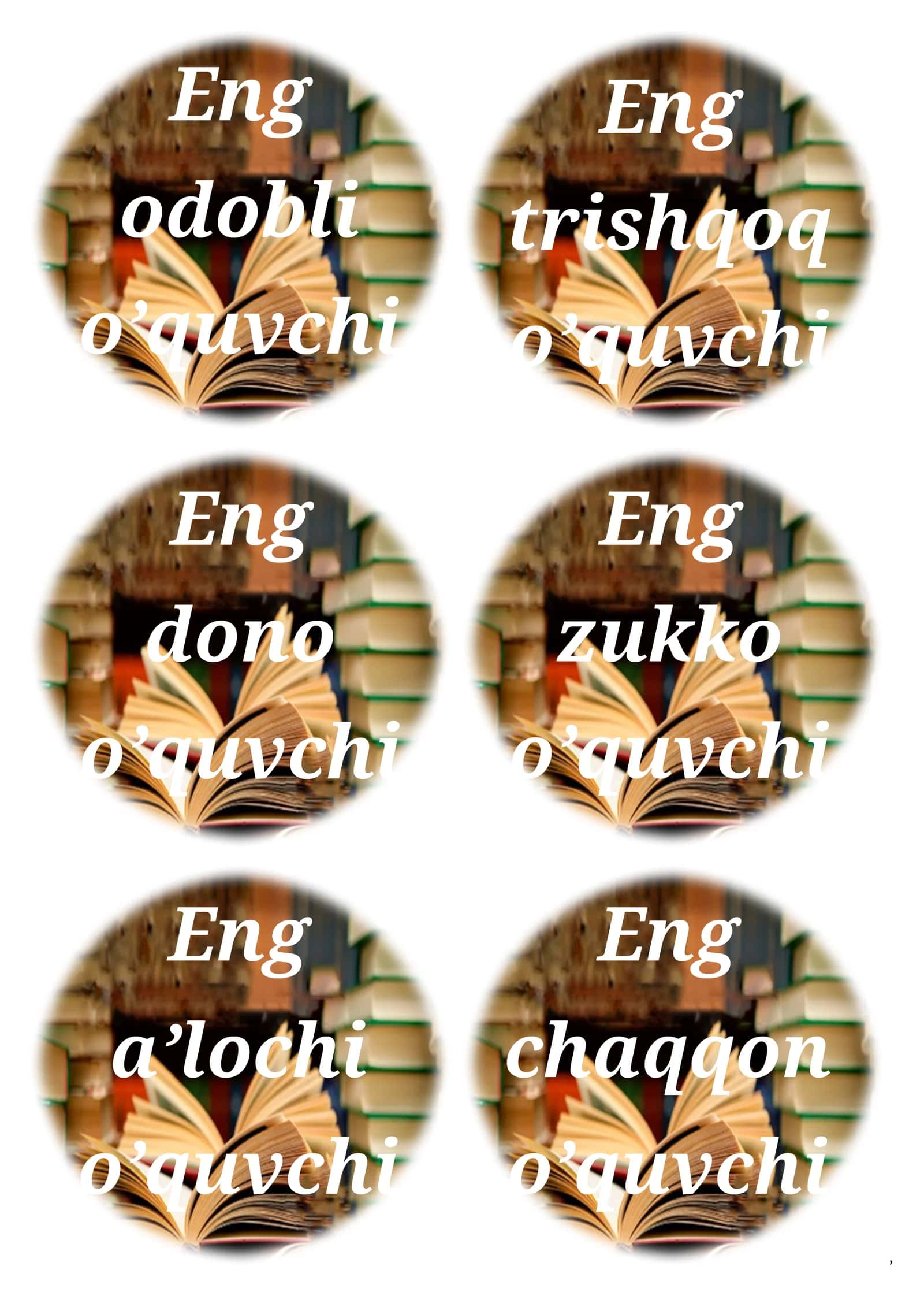 Eng trishqoq o’quvchi