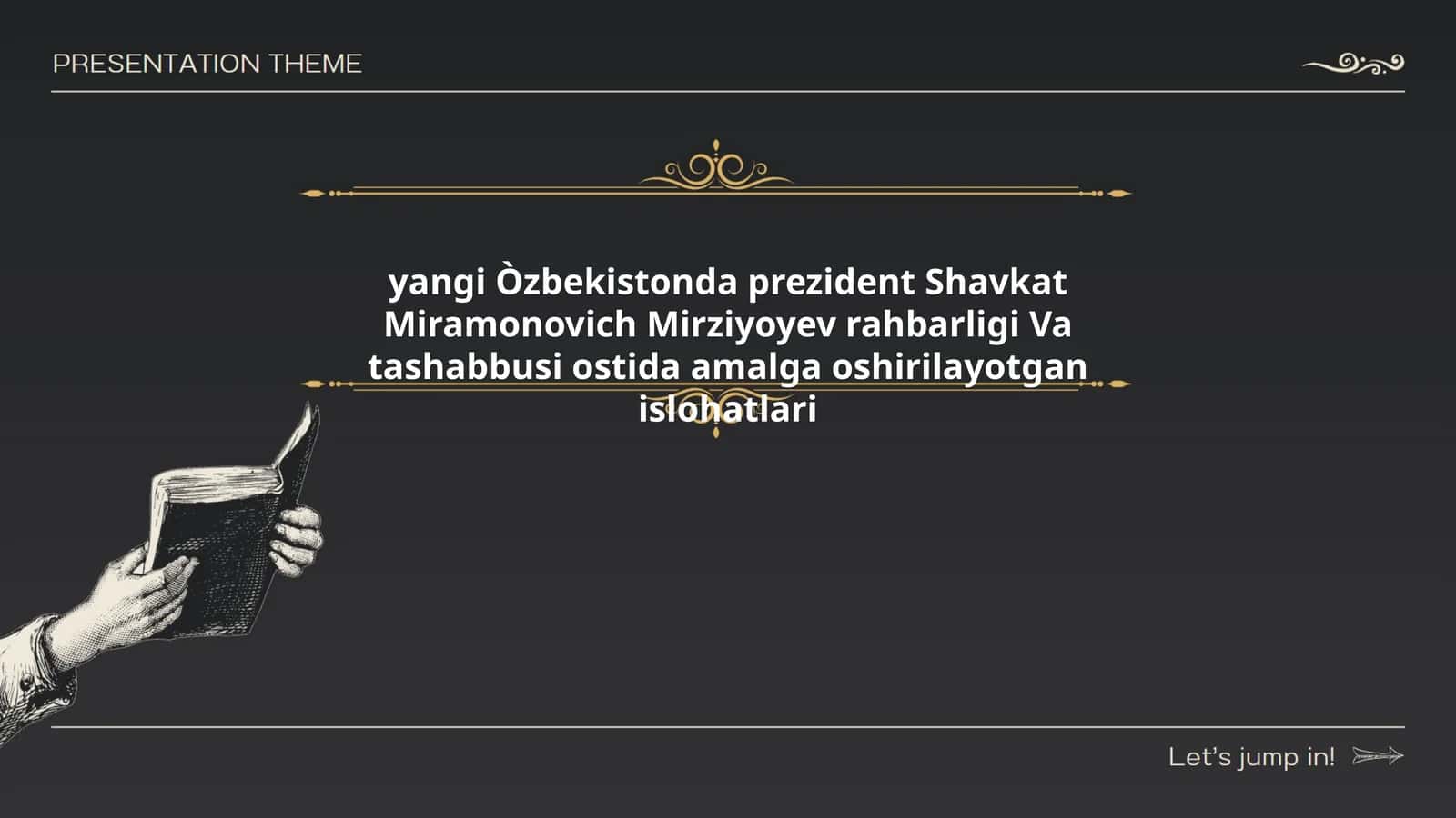 Yangi O'zbekistonning taraqqiyot strategiyasi