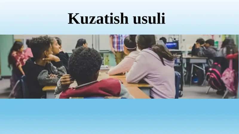 Kuzatish usuli