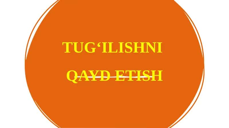 Tug‘ilishni qayd etish