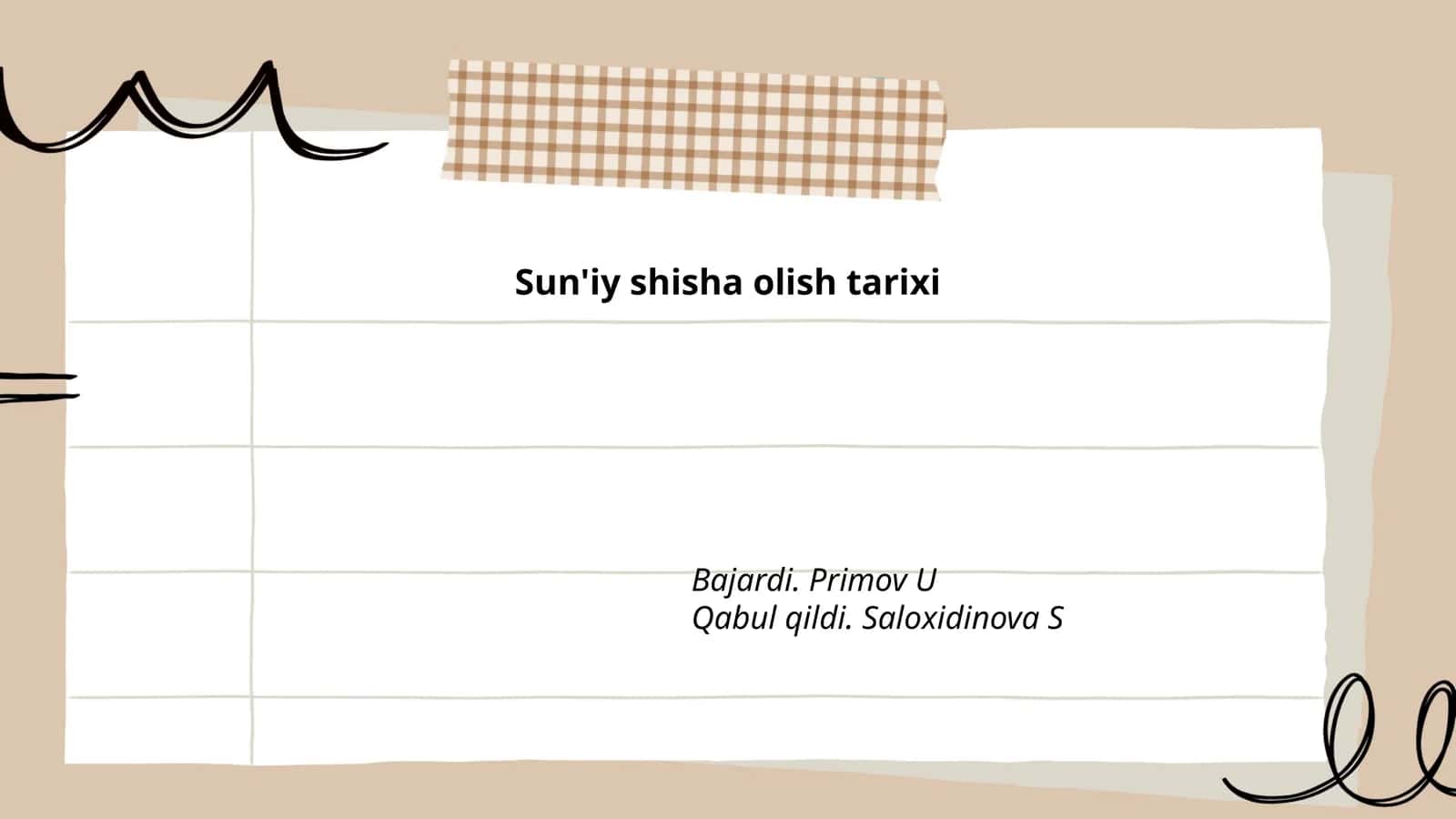 Sun'iy shisha olish tarixi