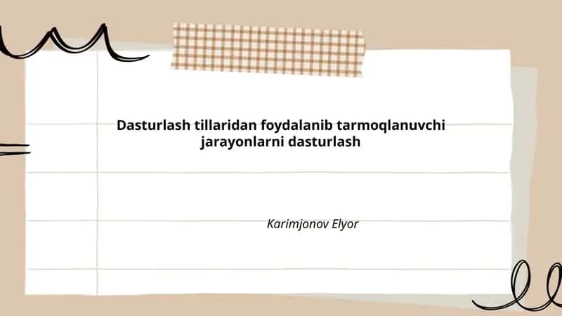 Dasturlash