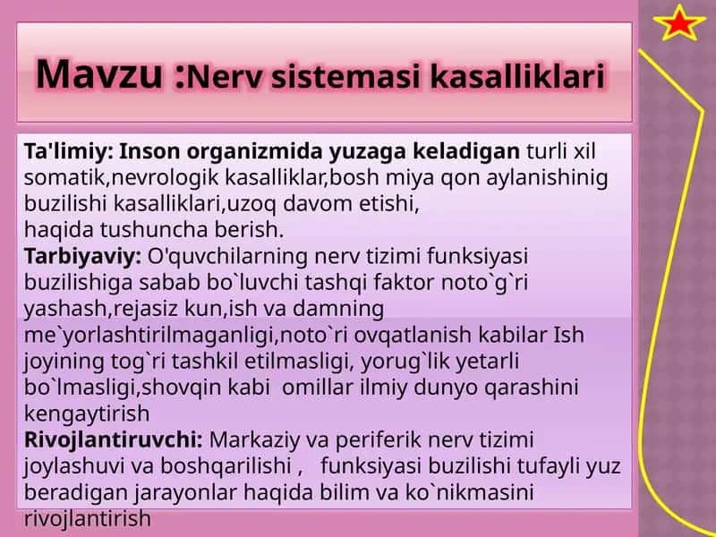 Nerv sistemasi kasalliklari