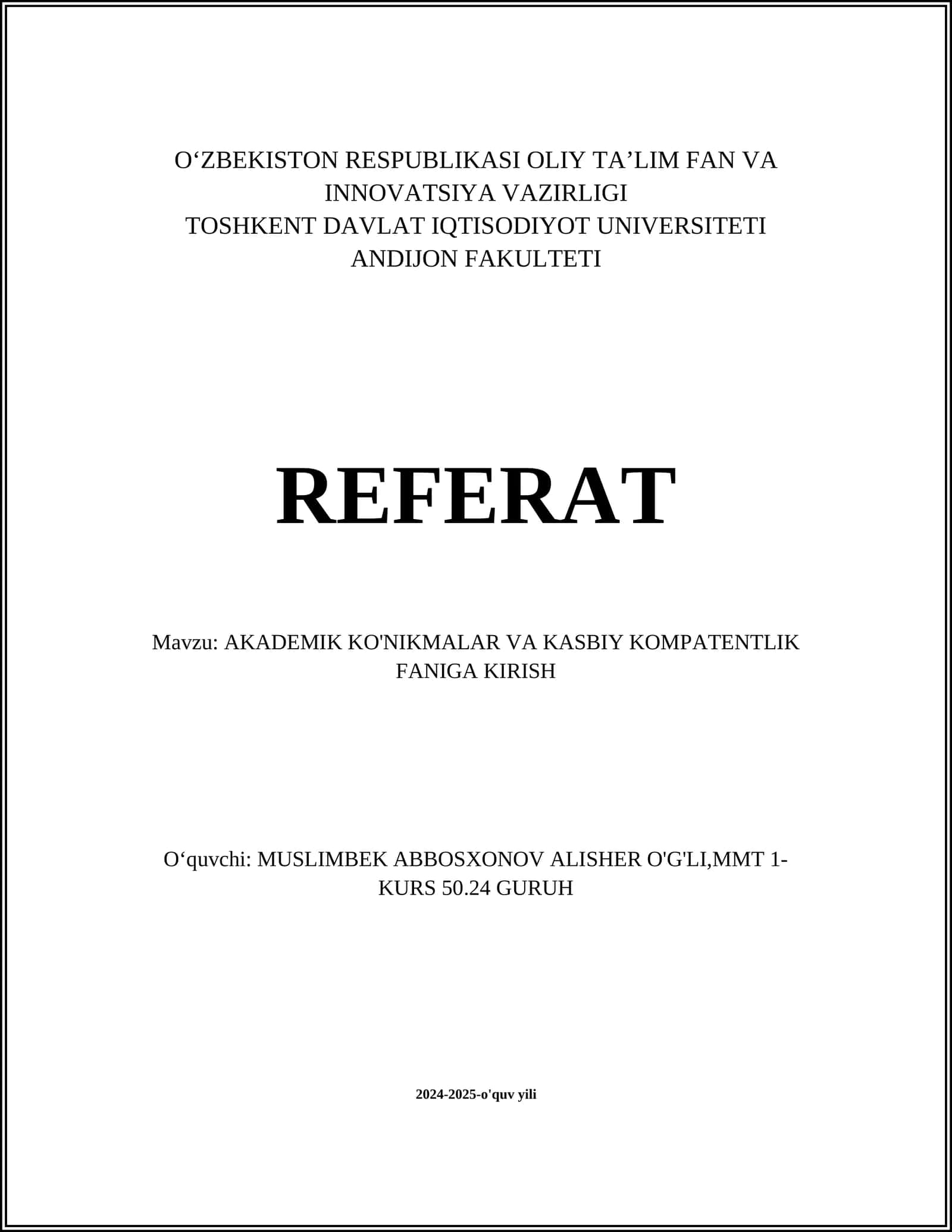 Akademik yozuv malakalari