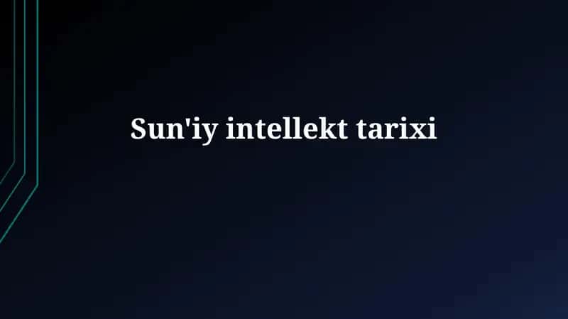 Sun'iyintellekttarixi