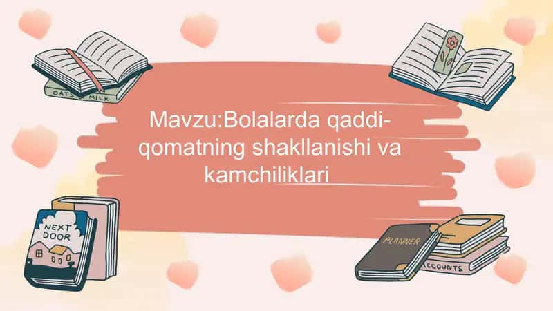 Bolalarda qaddi qomatning shakllanishi va kamchiliklari