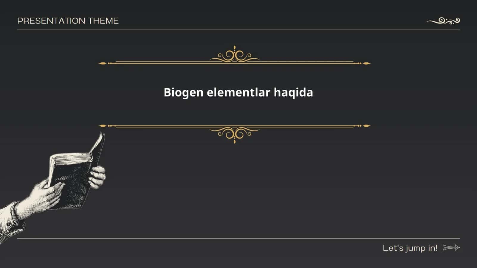 Biogen elementlar haqida