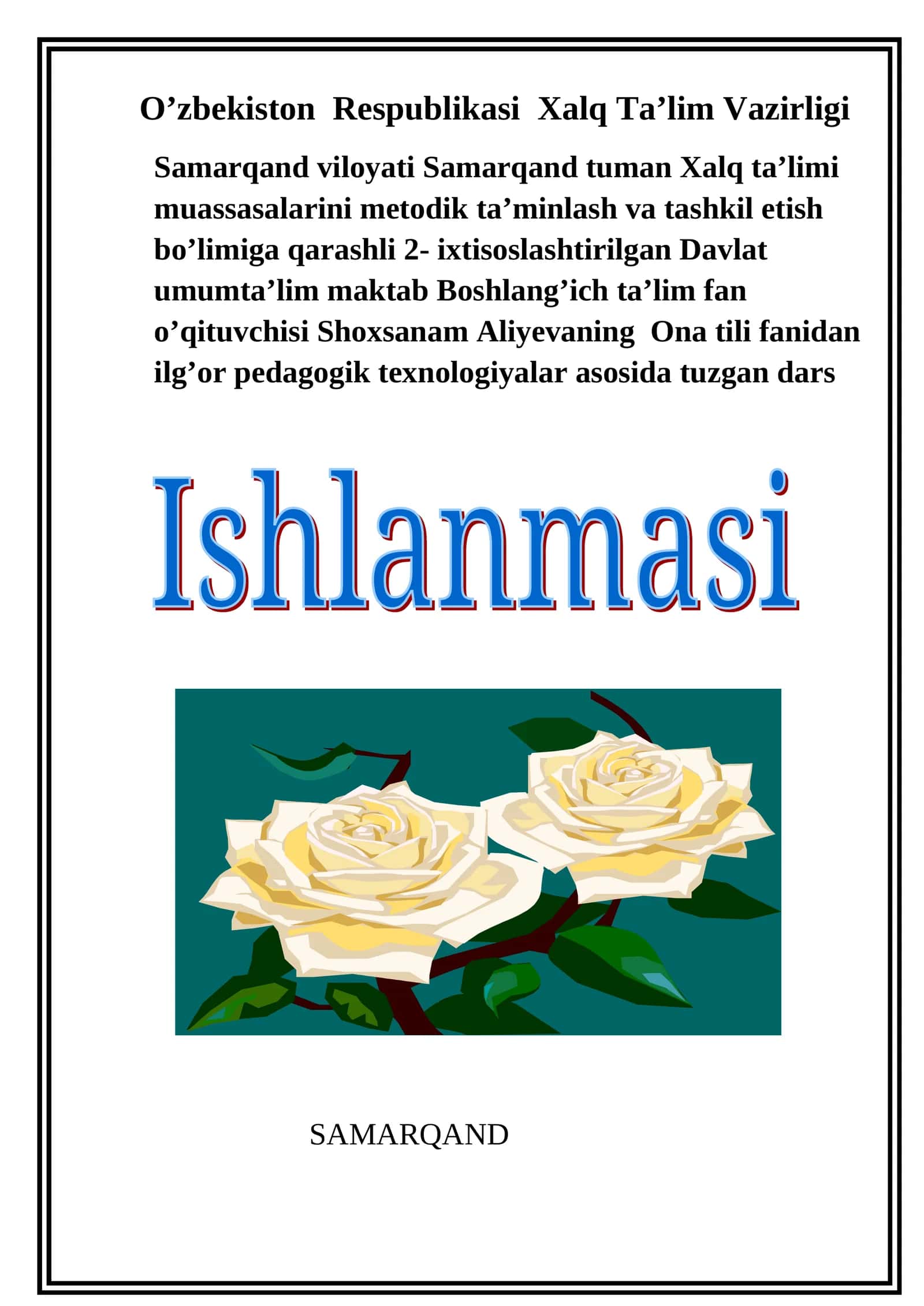 Undalmali gaplarda tinish belgilari