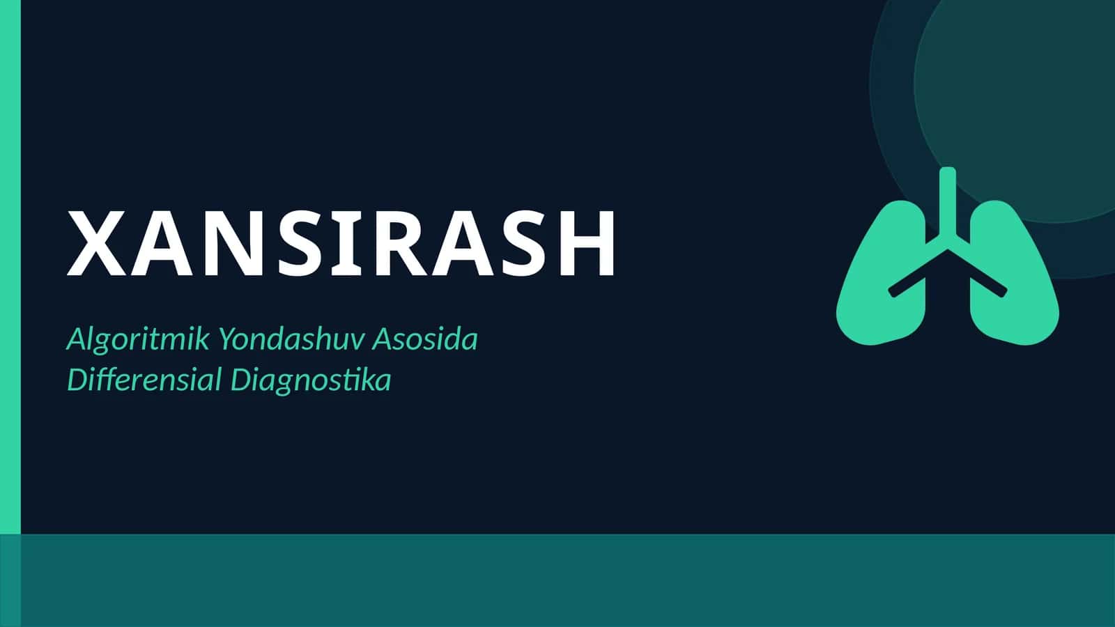 Hansirash differensial diagnostika