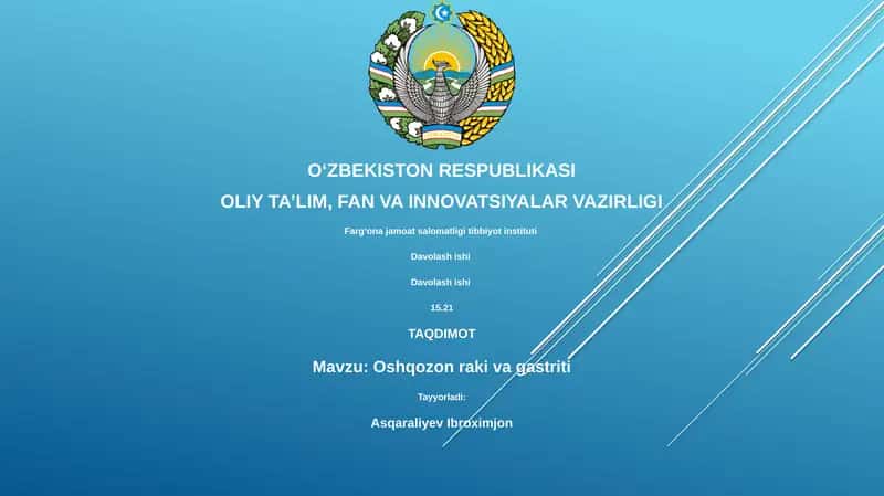 Oshqozon raki va gastriti