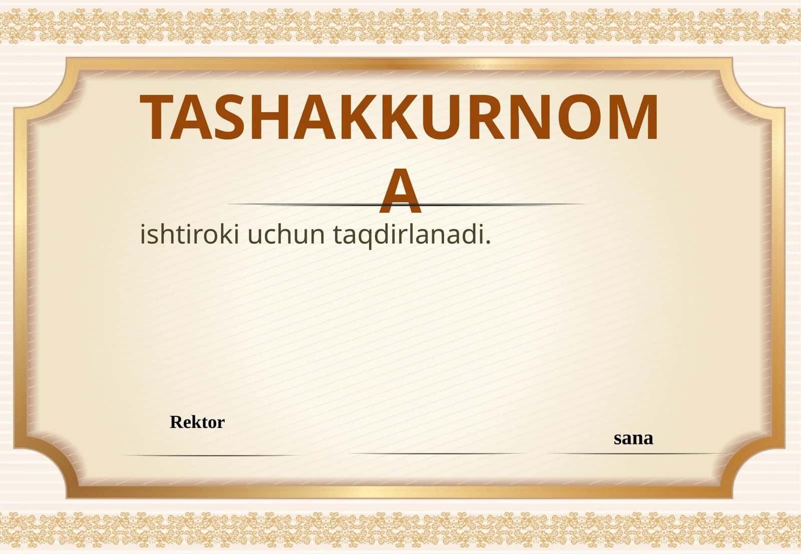 tashakkurnoma