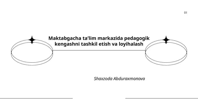 Maktabgacha taʼlim markazida pedagogik kengashni tashkil etish va loyihalash