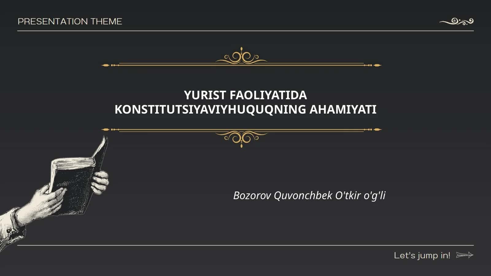 Konstitutsiyaviy Huquqning Ahamiyati
