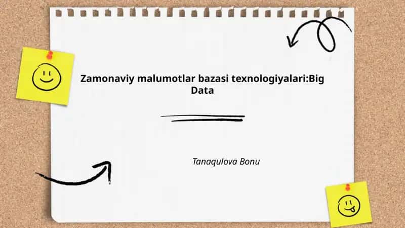 Big Data asoslari va tamoyillari