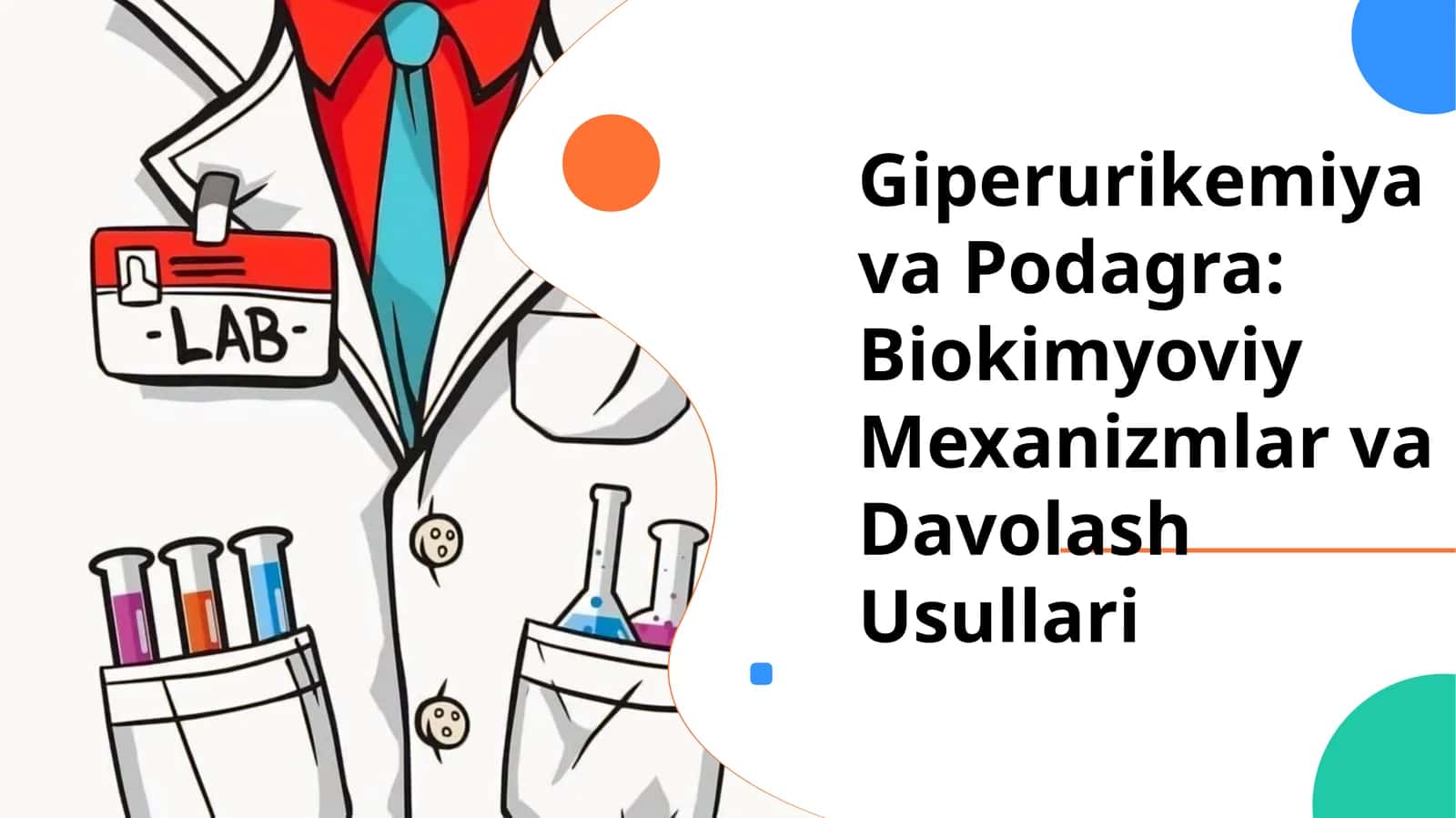 Giperurikemiya va Podagra: Biokimyoviy Mexanizmlar va Davolash Usullari