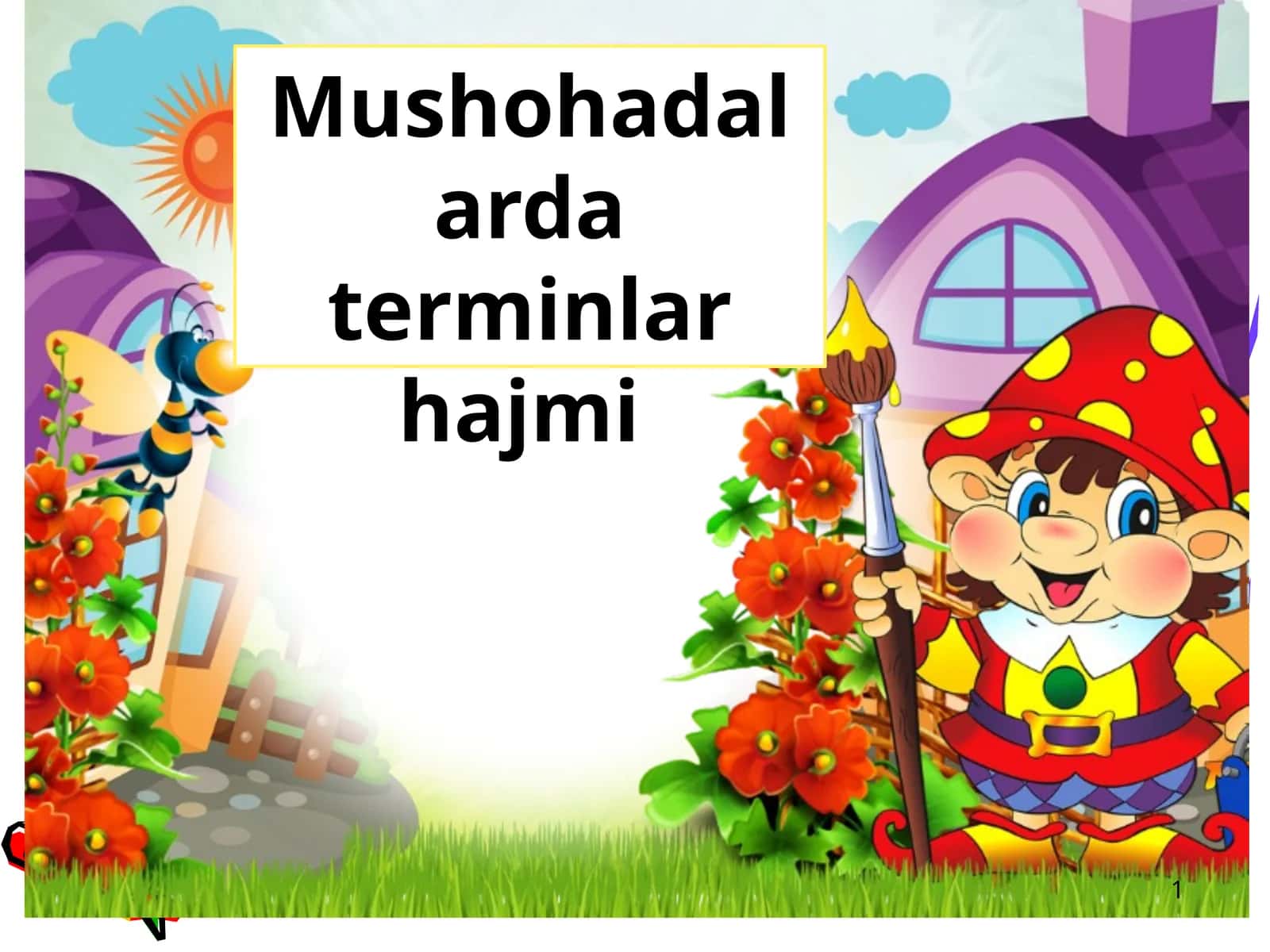 Mushohadalarda terminlar hajmi