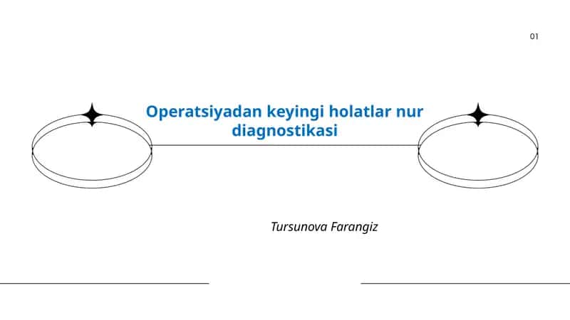Operatsiyadan keyingi holatlar nur diagnostikasi