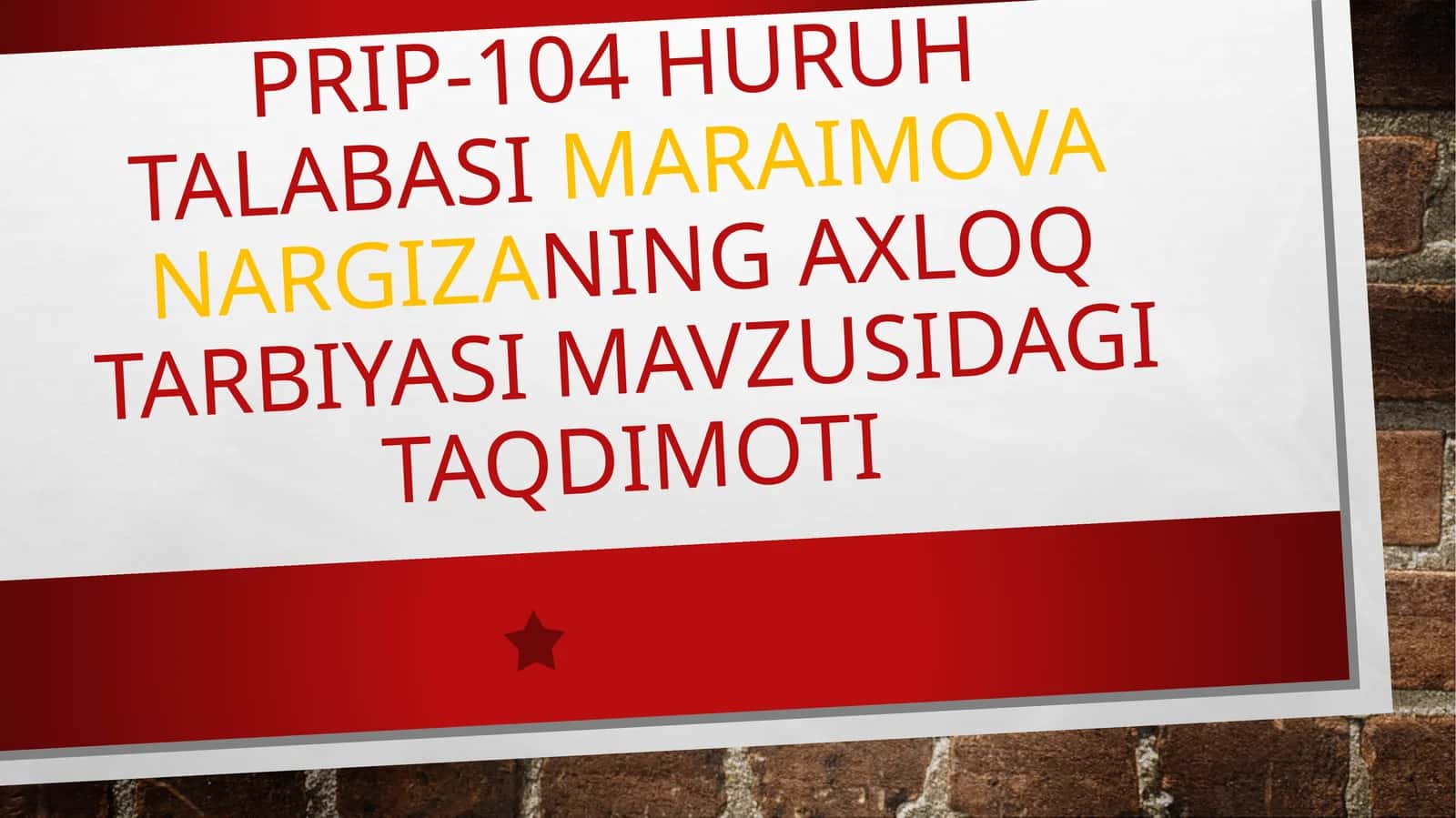 AXLOQ TARBIYASI