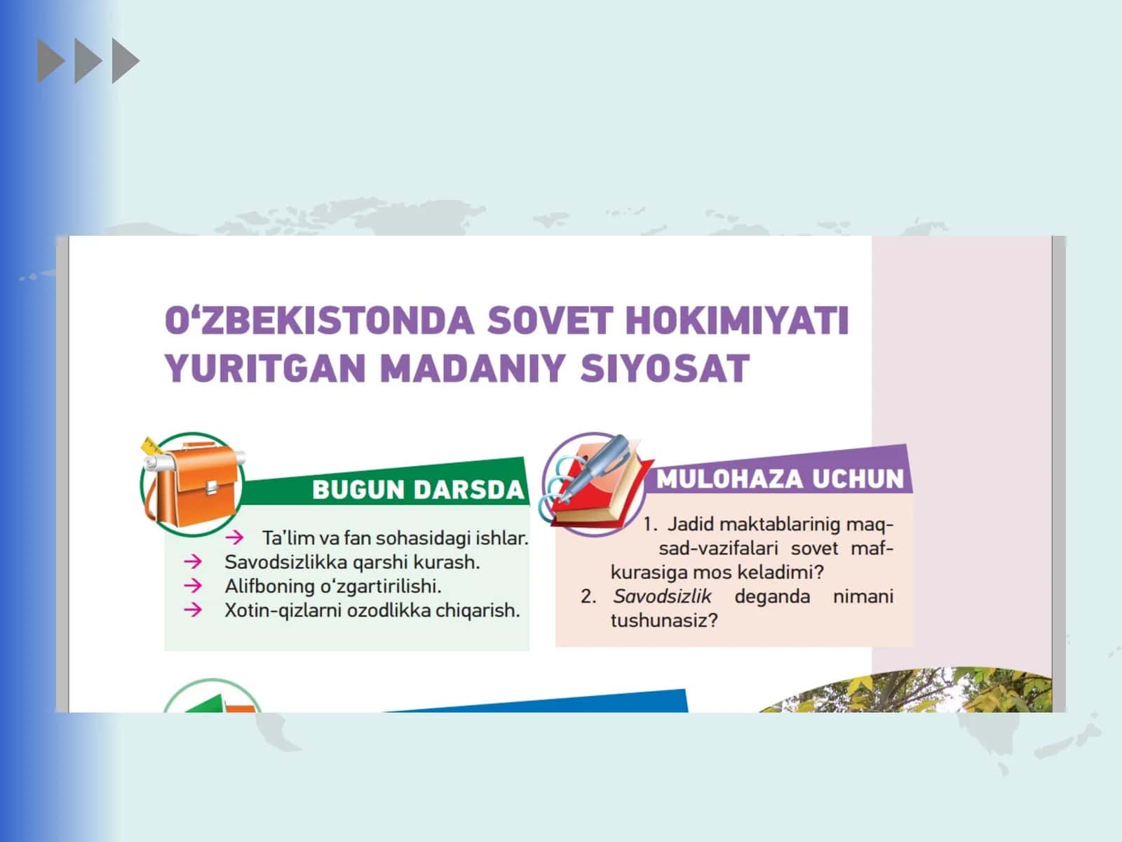Sovet hokimiyatining ta’lim va fan sohasidagi ishlari