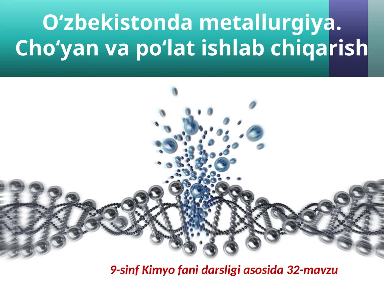 O‘zbekistonda metallurgiya Cho‘yan va po‘latishlab chiqarish