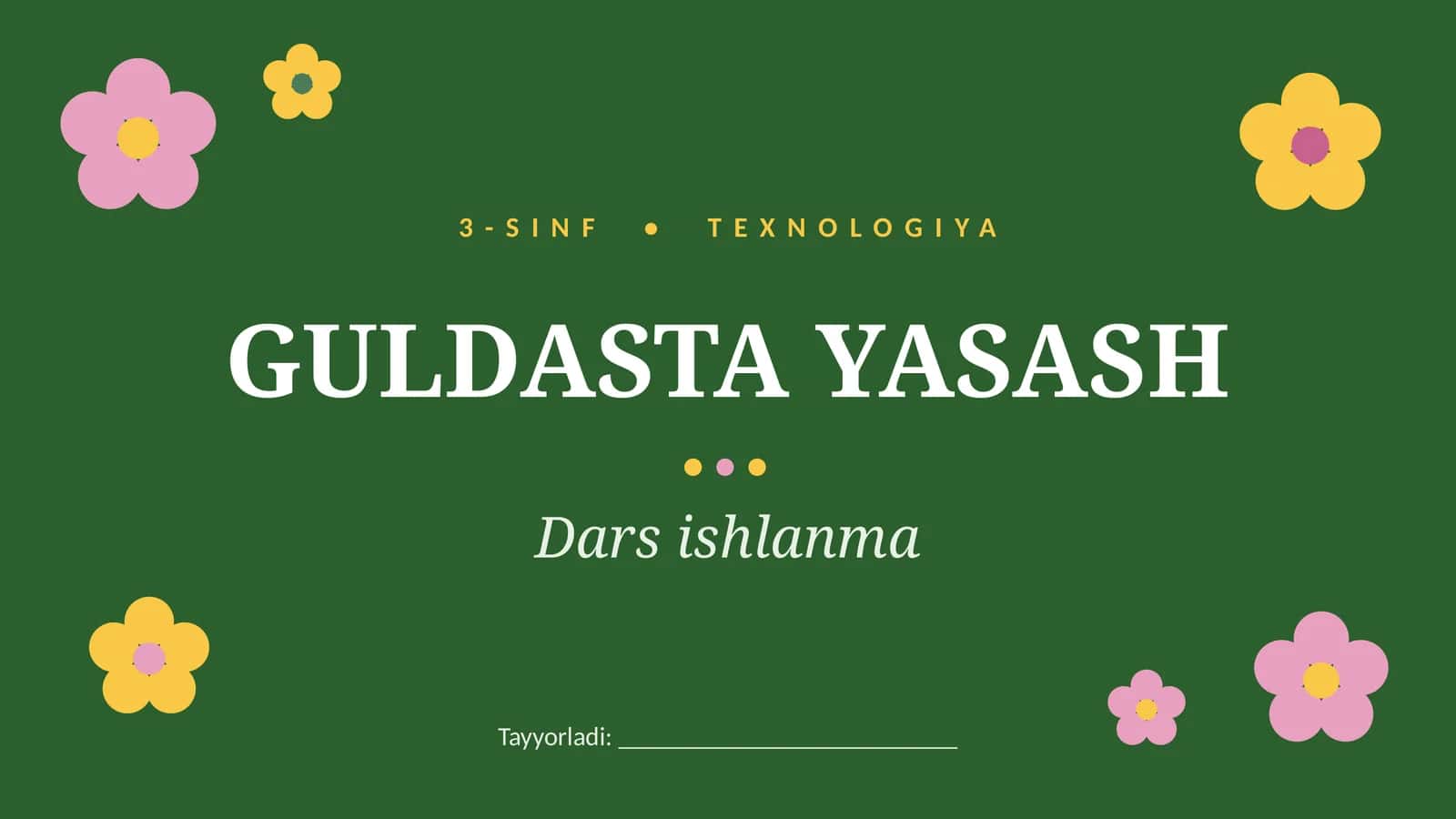 Guldasta yasash