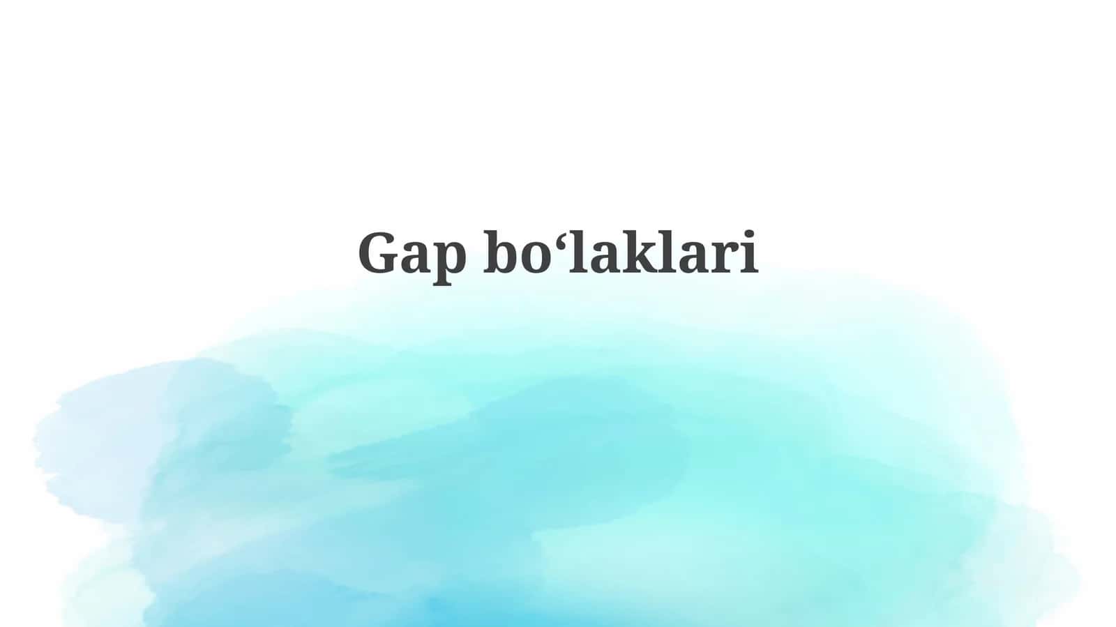 Gapboʻlaklari