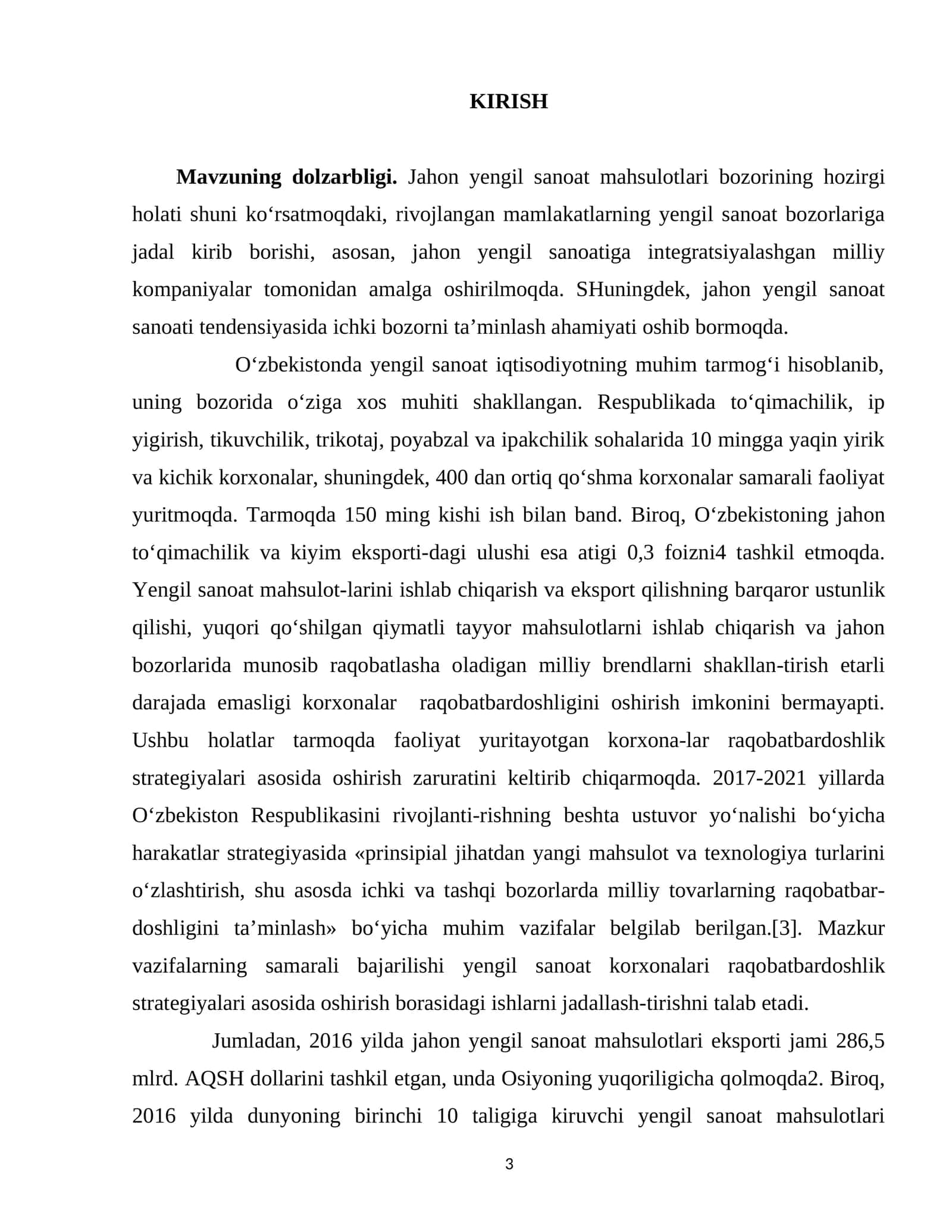 Yengil sanoat iqtisodiyoti