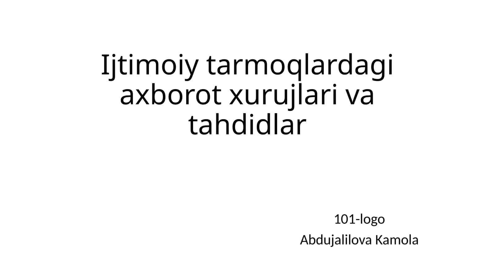 Ijtimoiytarmoqlik