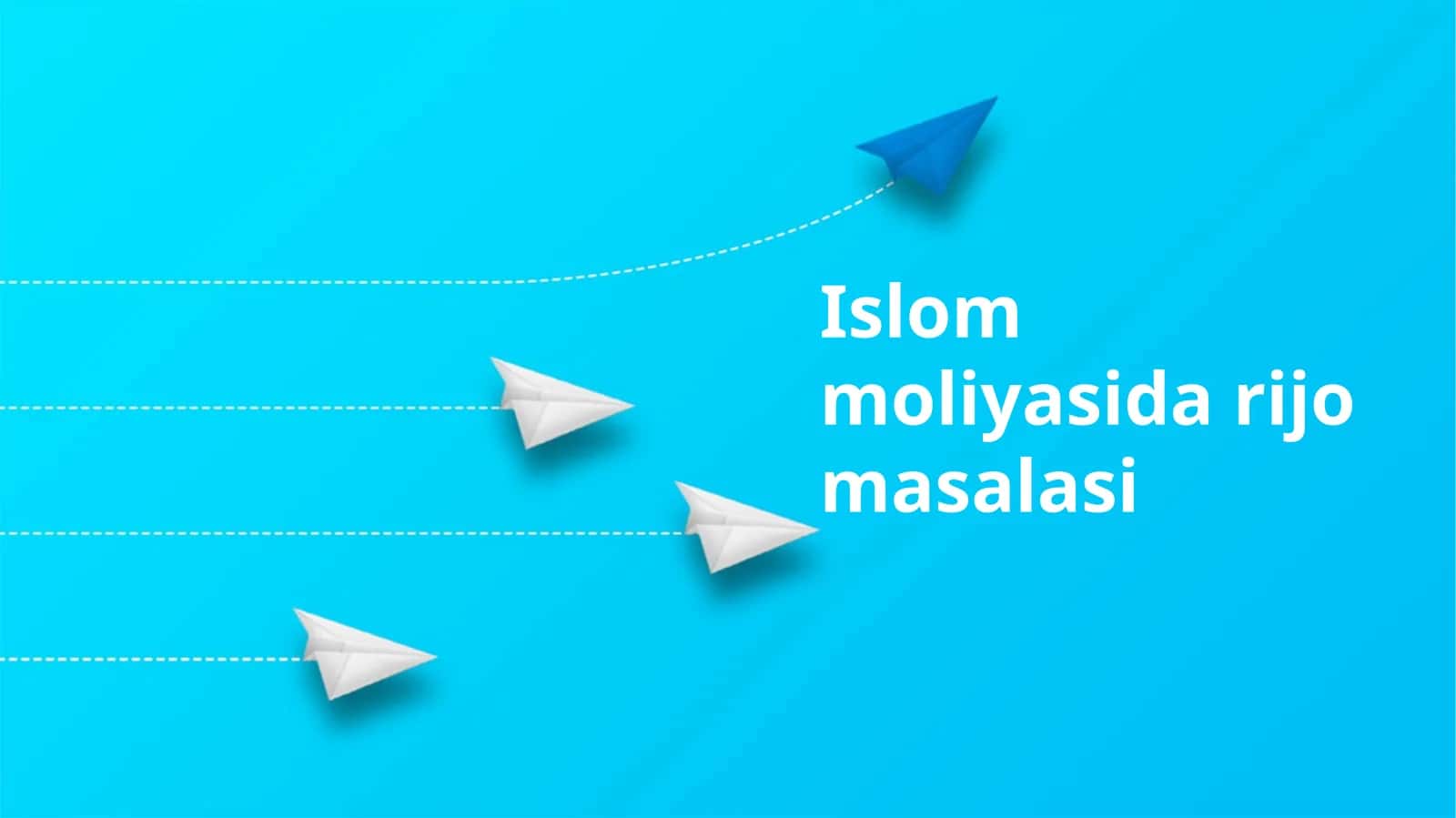 Islom moliyasida rijo masalasi