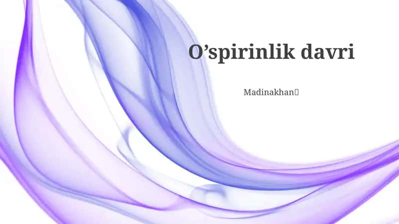 Bolalar salomatligi va farovonligi