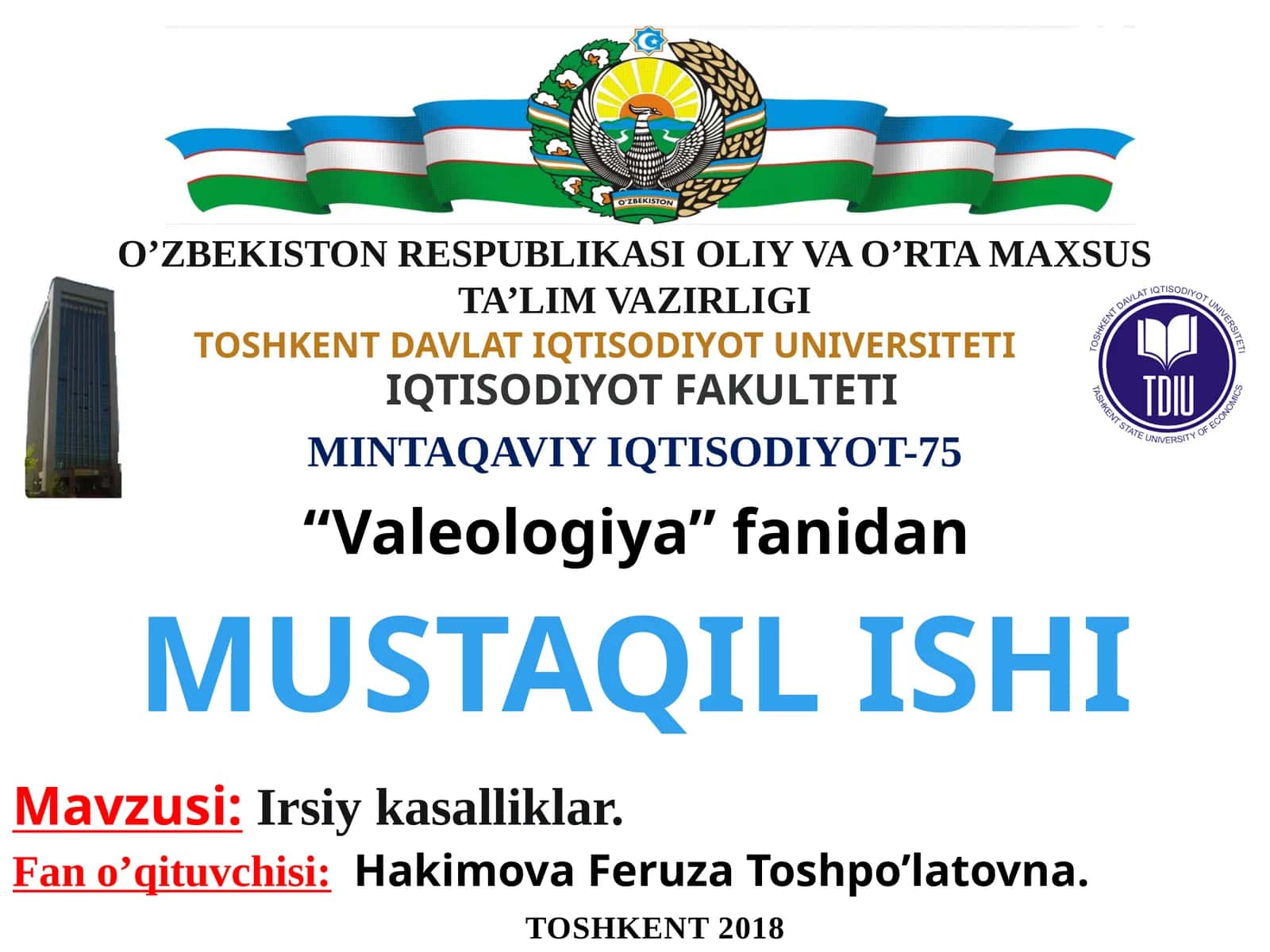 Irsiy kasalliklar