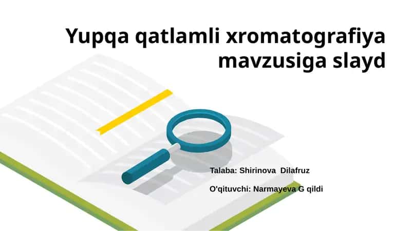 Yupqa qatlamli xromatografiya