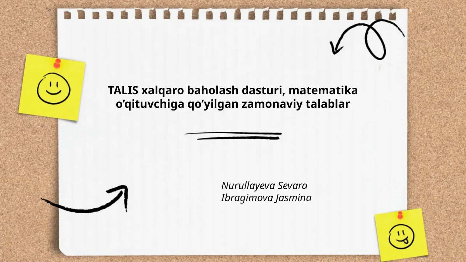 TALIS xalqaro baholash dasturi, matematika o’qituvchiga qo’yilgan zamonaviy talablar