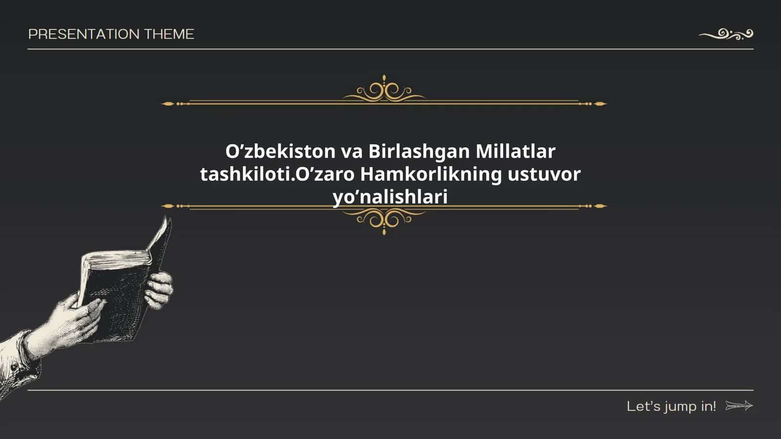 Oʼzbekiston va Birlashgan Millatlar tashkiloti:Oʼzaro Hamkorlikning ustuvor yoʼnalishlari