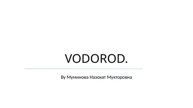 VODOROD