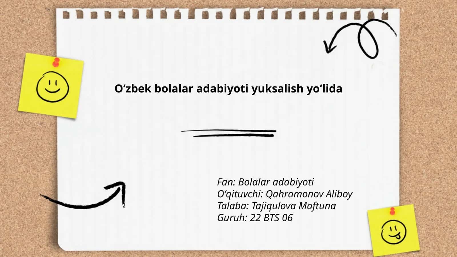 Oʻzbek bolalar adabiyoti yuksalish yoʻlida