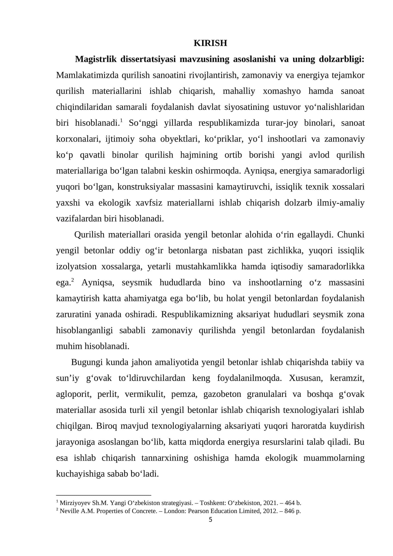 Mavzu: Magistrlik dissertatsiyasi mavzusining asoslanishi va uning dolzarbligi