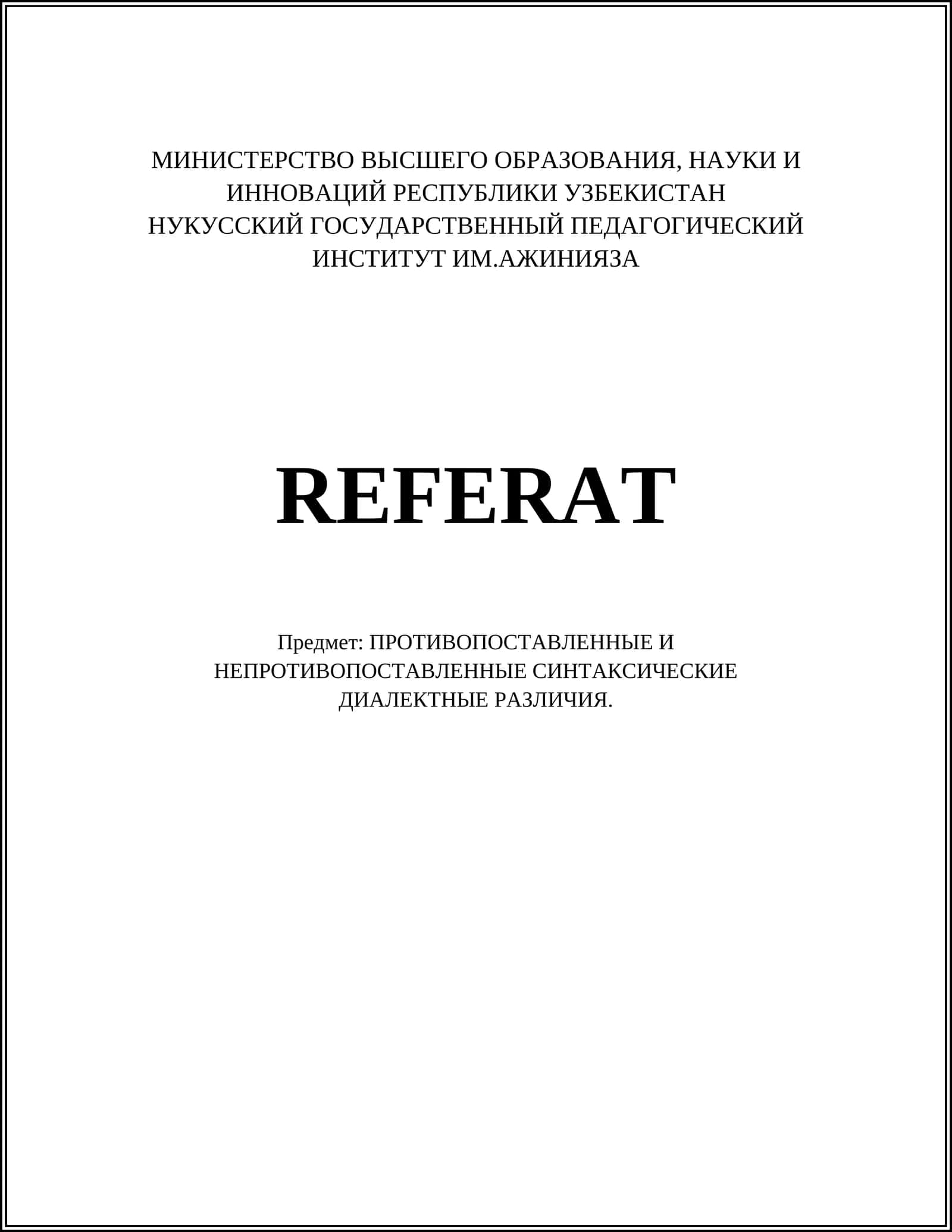 REFERAT