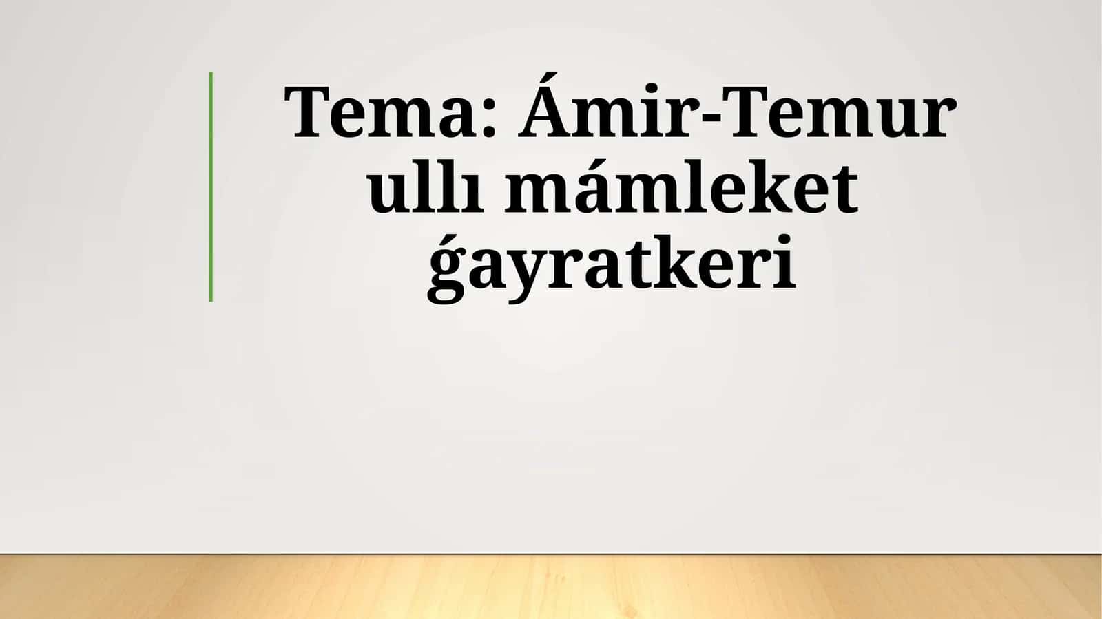 Ámir-Temurullımámleketǵayratkeri