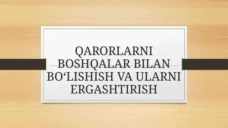 Ratsionalqarorlarqabulqilishusullari